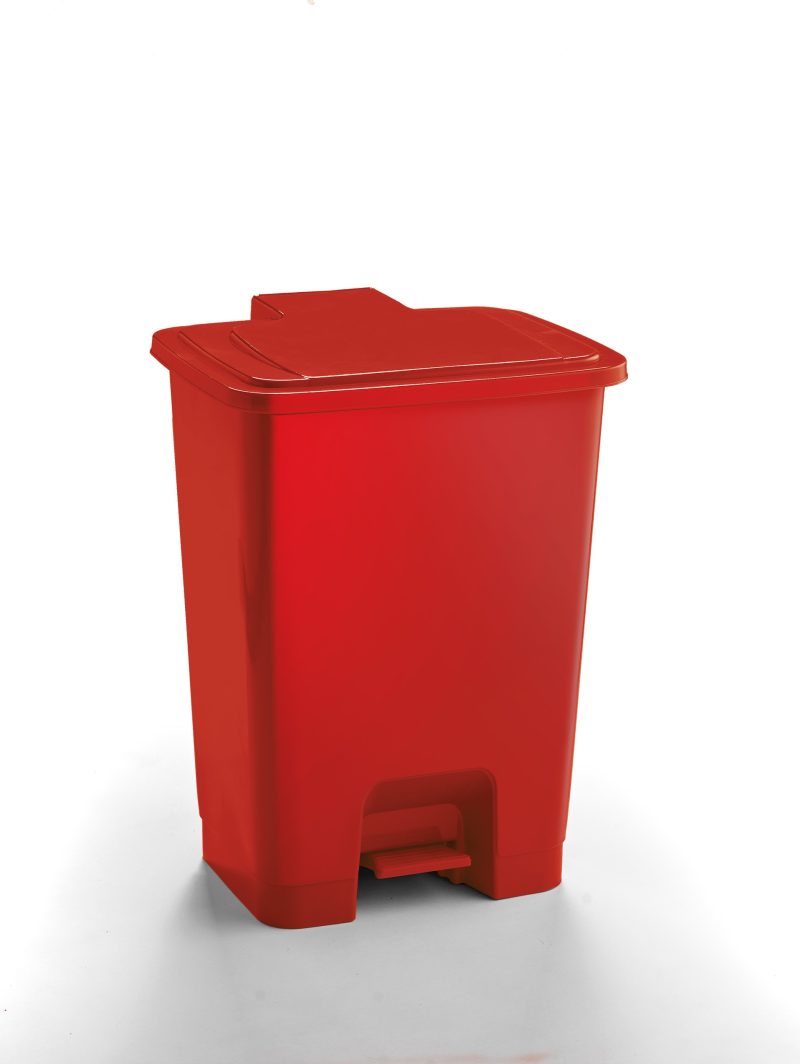 Bin Step On 30Ltr Red - Each