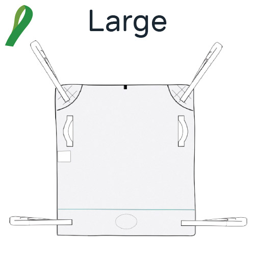 Parasilk Long Seat Sling - Loop Fitting - Large