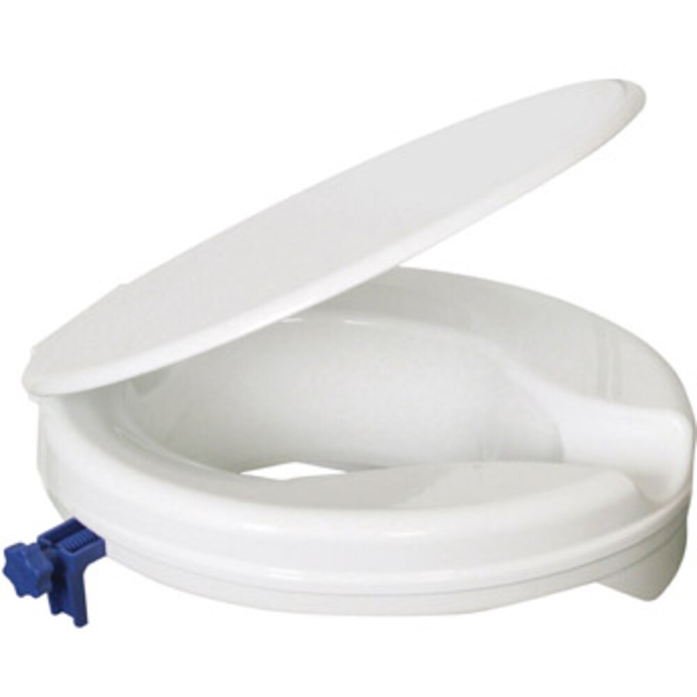 2in Raised Toilet Seat With Lid - Each