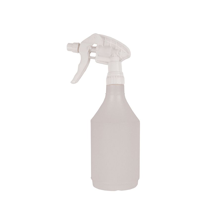 Spray Bottle 0.5L Trigger White Unprinted - Pack 5