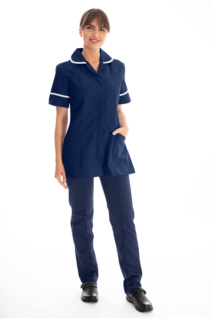 Female Nursing Tunic Royal Blue Size 92cm - Each