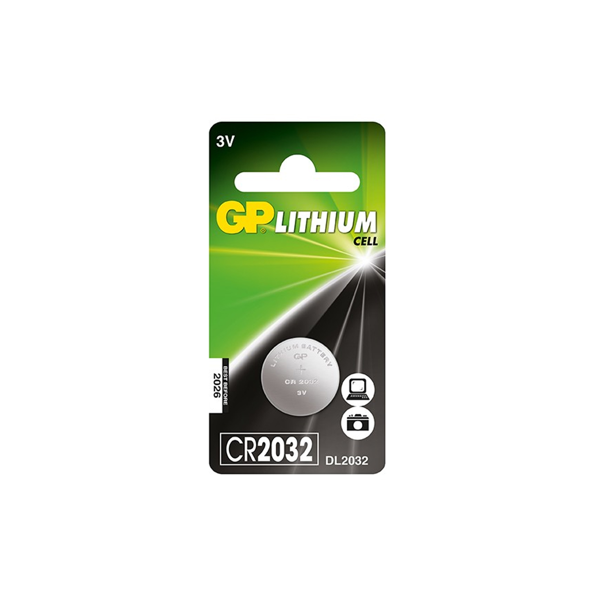 Cr2032 Lithium Button Cell 3V Battery - Each