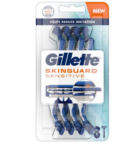 Gillette Sensitive Disposable Razor - Pack 8