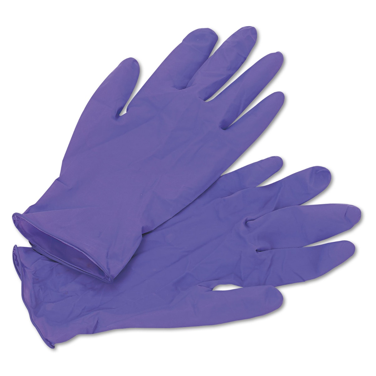 Gloves Nitrile M Accelerator Free (Purple) - Pack 100 - Case 10