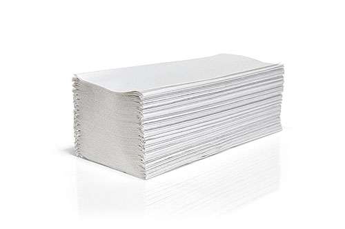 HandTowels White V Fold 1Ply  -  Case 3510