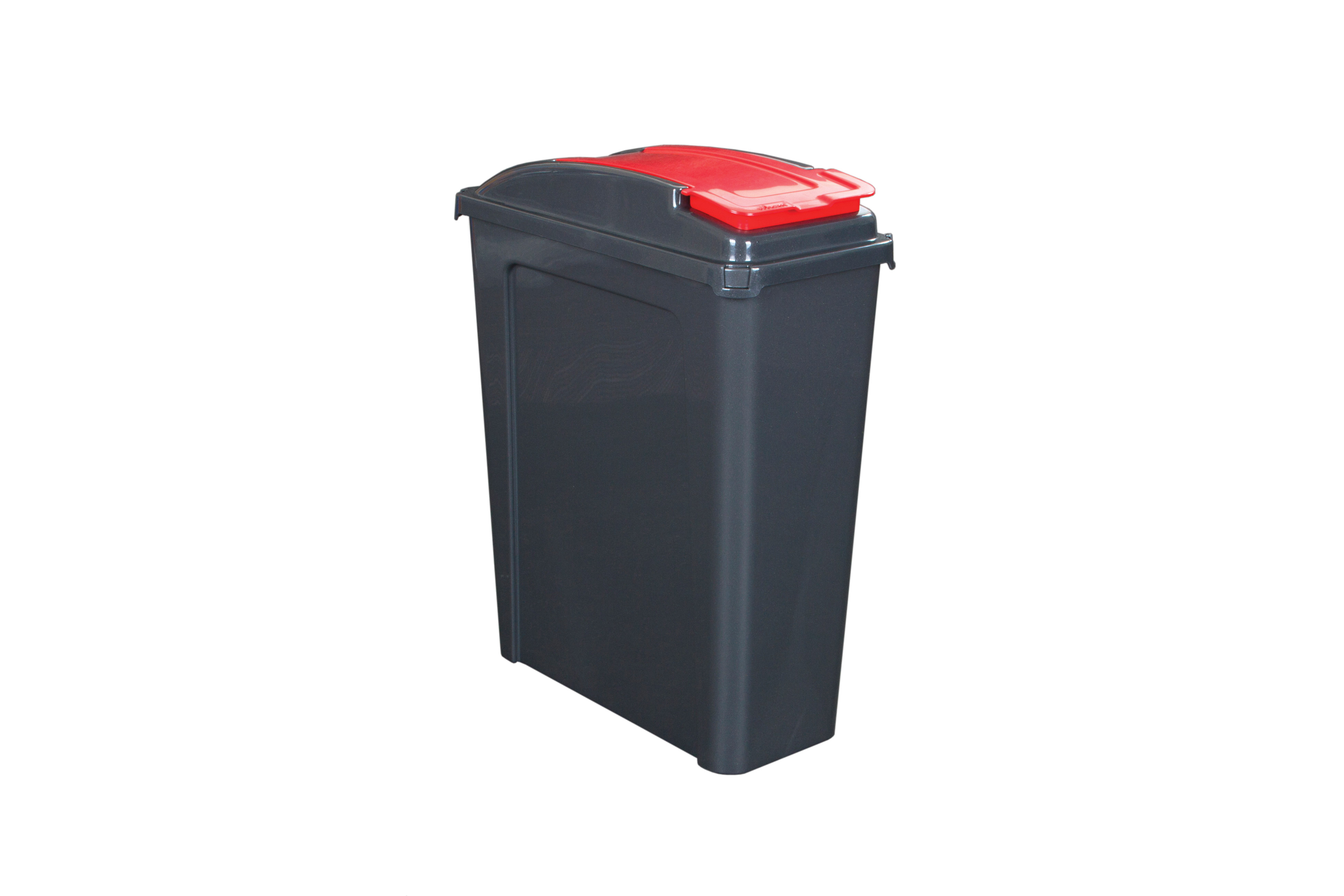 25Ltr Colour Coded Recycling Bin - Red