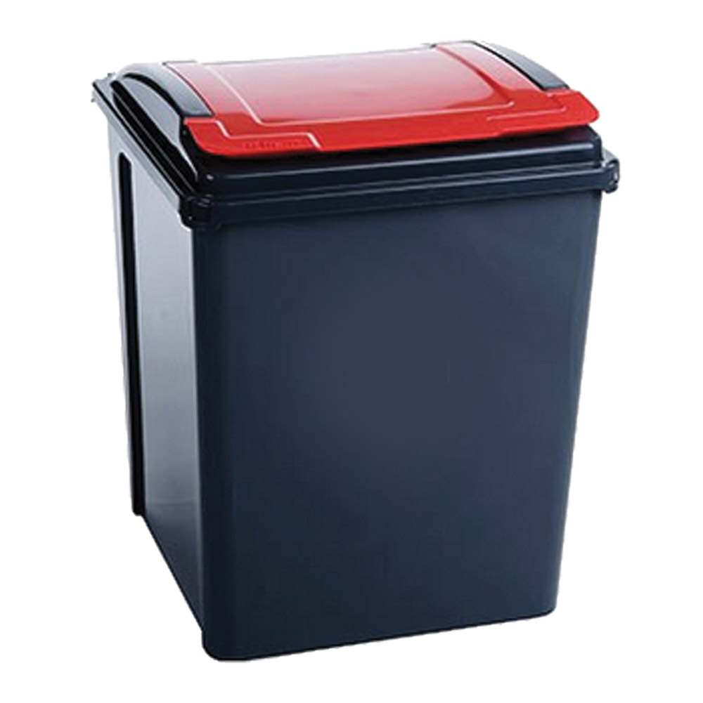 50Ltr Colour Coded Recycling Bin - Red