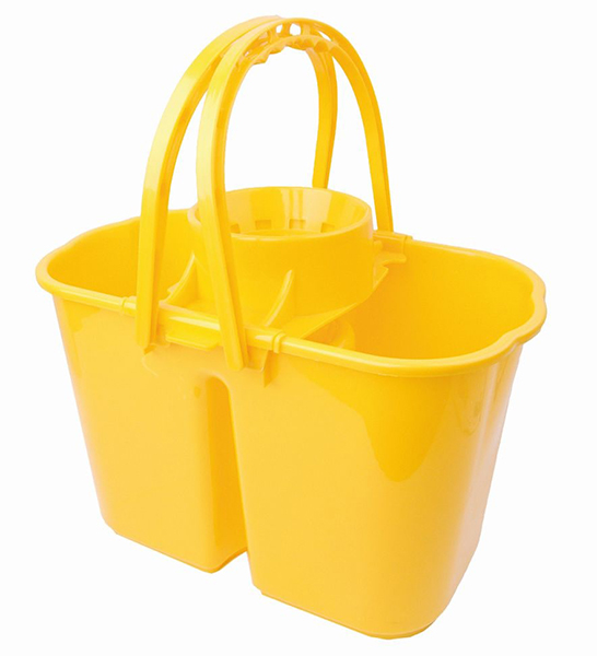 Double Bucket and Wringer 8-6Ltr Yellow - Each