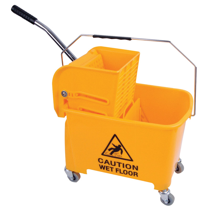 20Ltr Mop Bucket & Wringer - Yellow