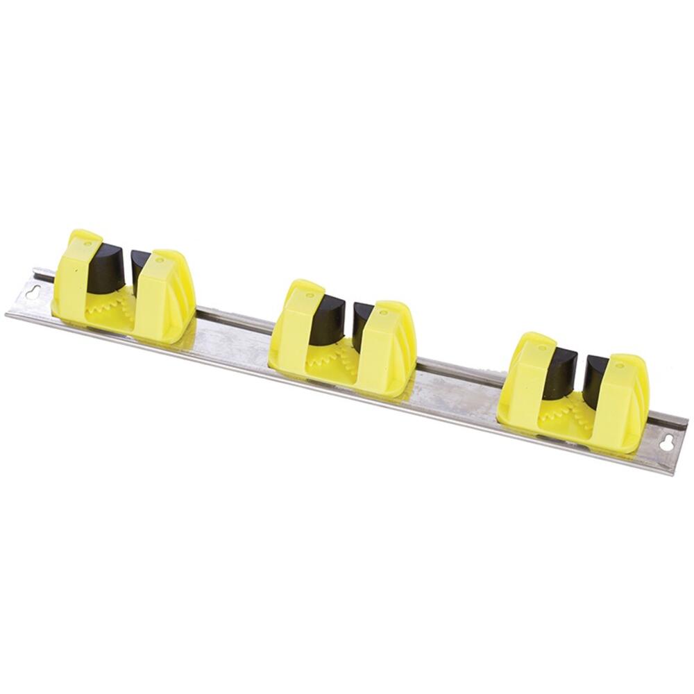 Wall Holder (Mops Brushes Etc.) Yellow - Each