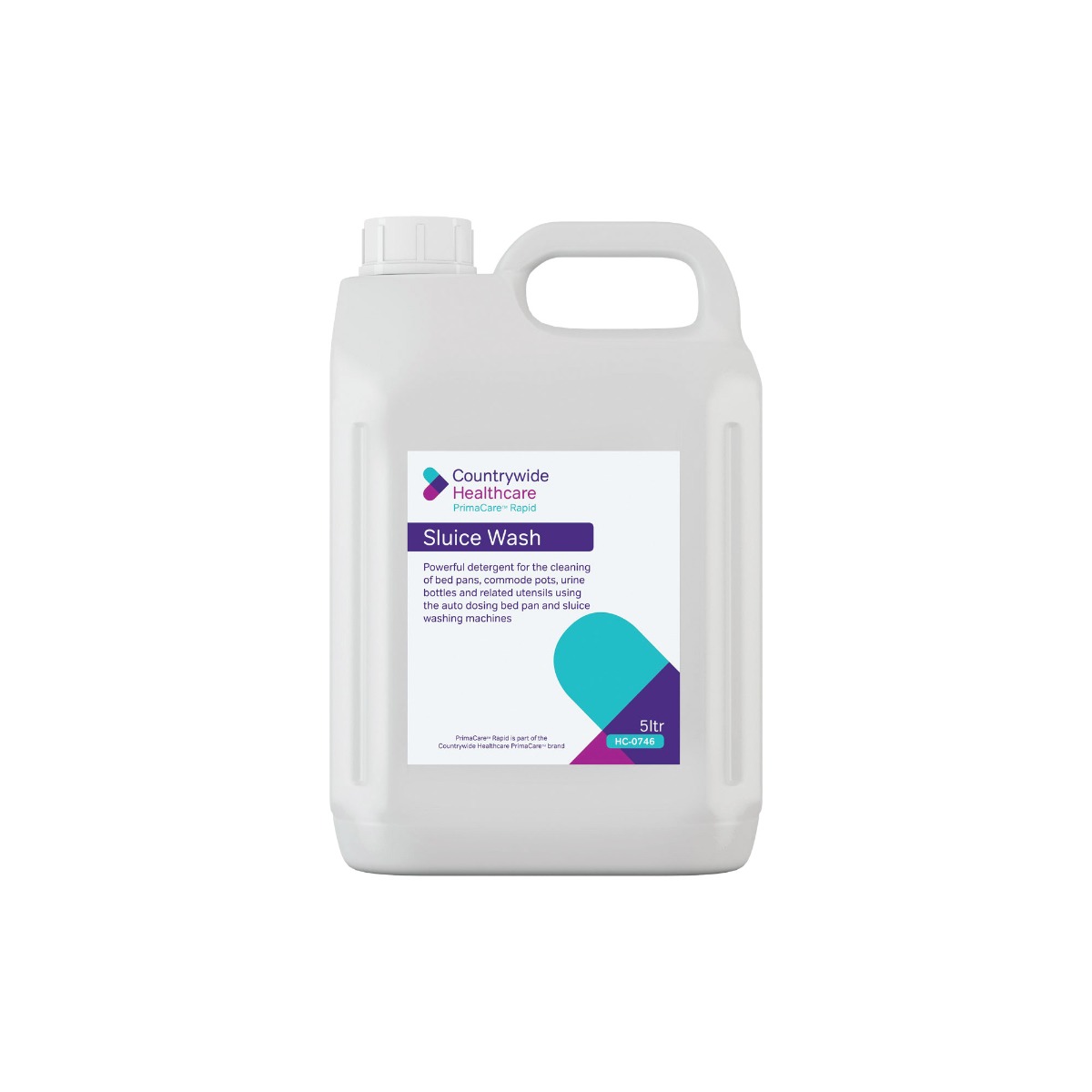 PRIMACARE RAPID SLUICE WASH 5 LTR - Case of 4