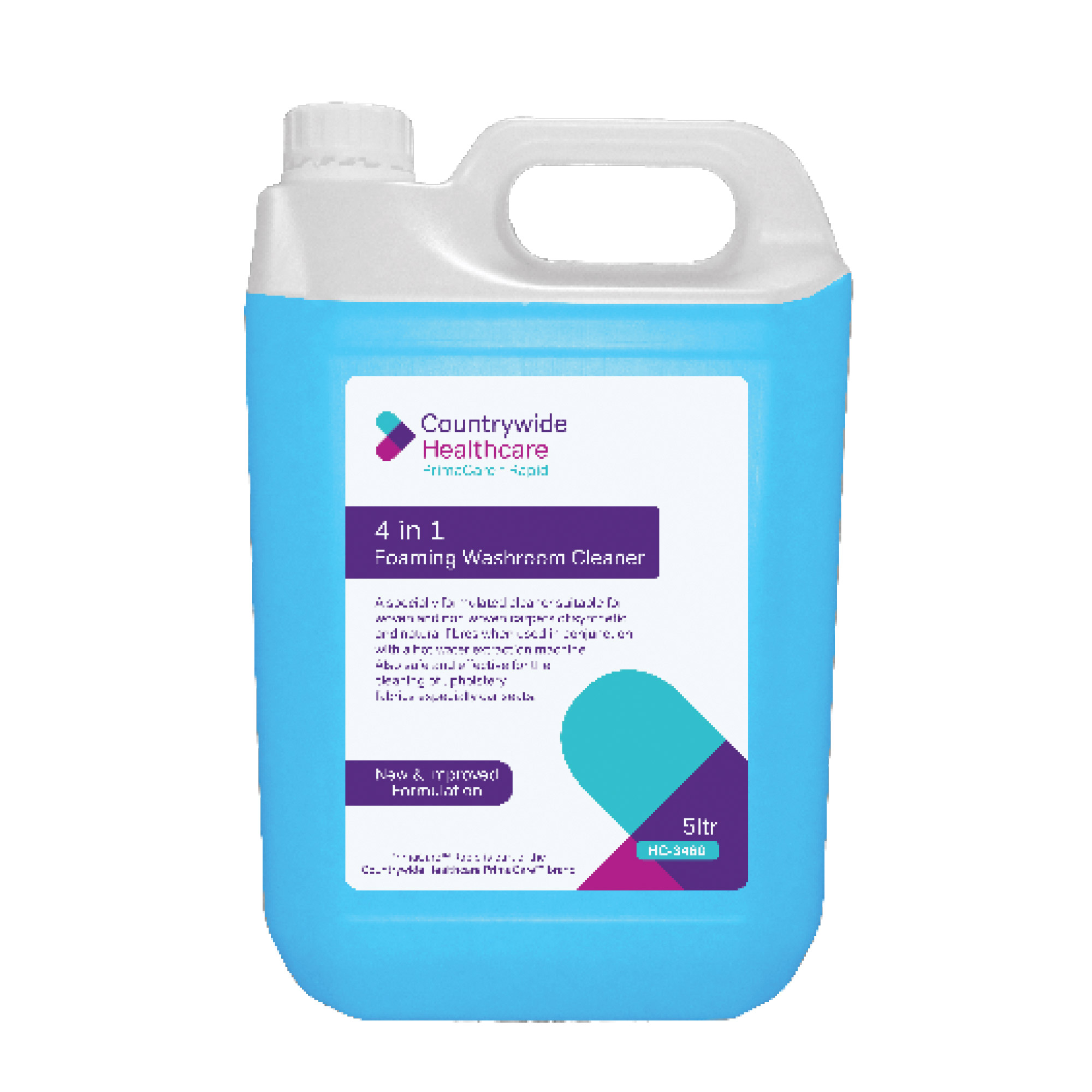 Primacare Rapid 4 In 1 Foaming Washroom Cleaner Rtu 5 Litre - Each