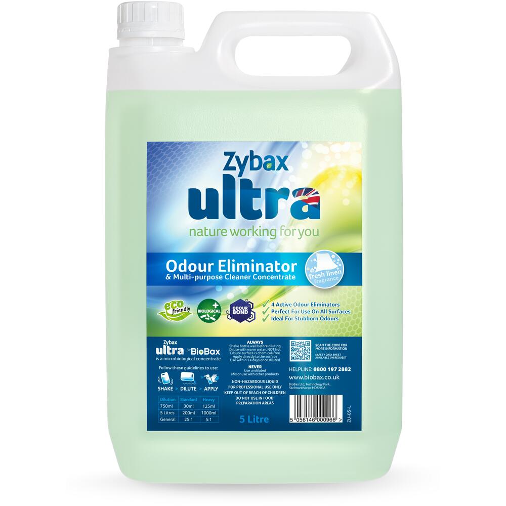 Zybax Ultra 'Fresh Linen Fragrance' Concentrate 5 litre