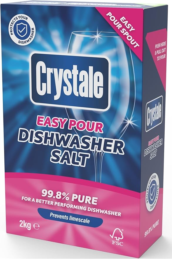Crystale Dishwasher Salt 2kg Box - Each