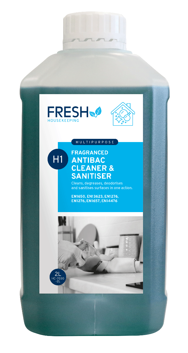 H1 Fresh Super Concentrated Antibac Multi-Surface Cleaner - 2Ltr