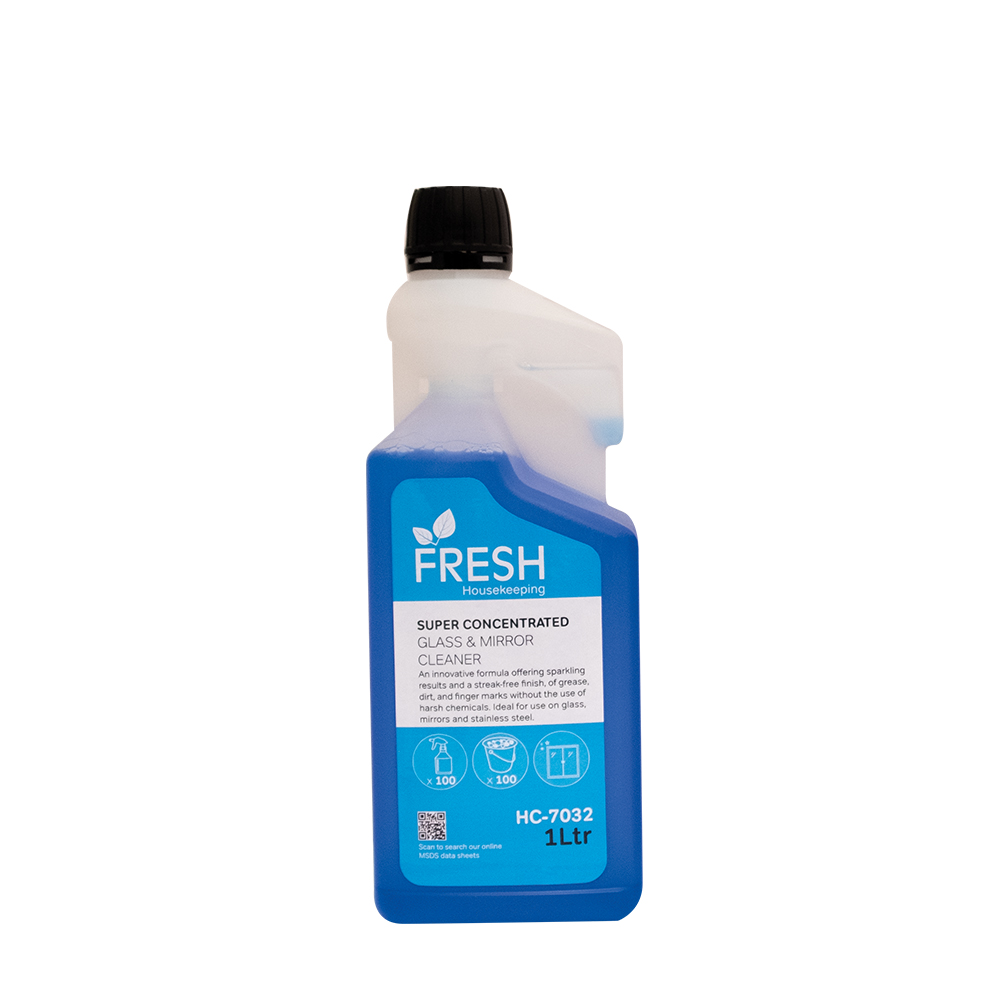 Fresh Super Concentrated Glass & Mirror Cleaner - 1Ltr