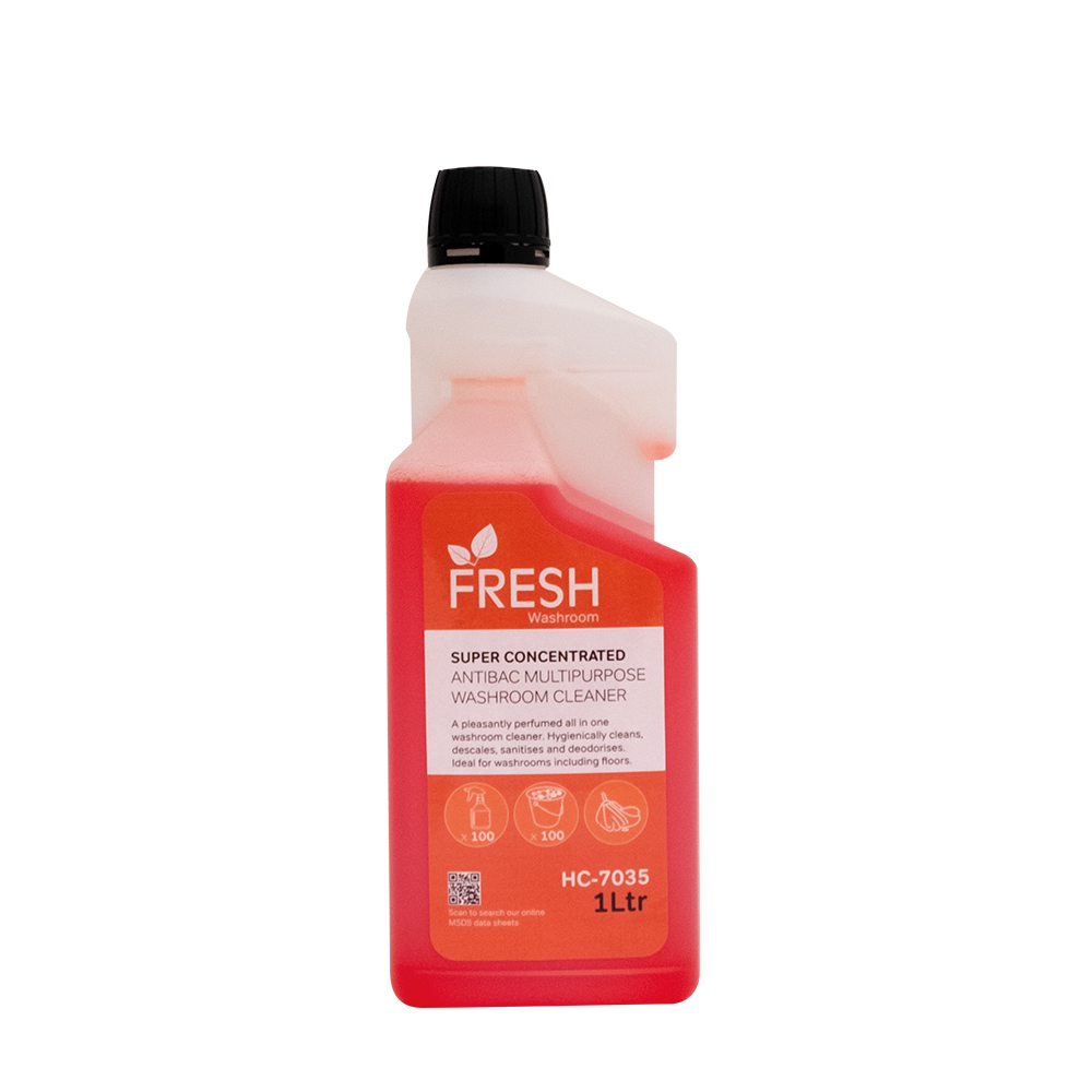 Fresh Super Concentrated Antibac Multipurpose Washroom Cleaner - 1 Ltr 