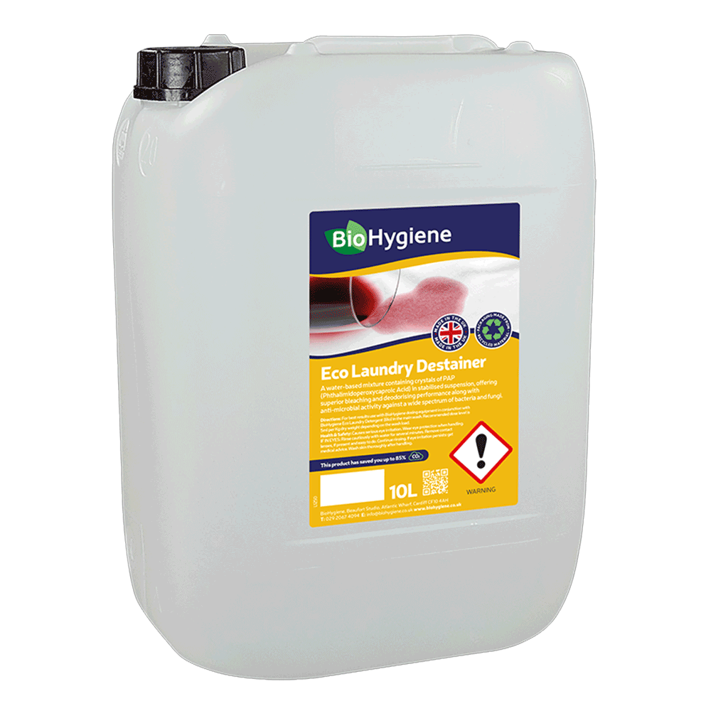 BioHygiene Eco Laundry Destainer 10L - Each