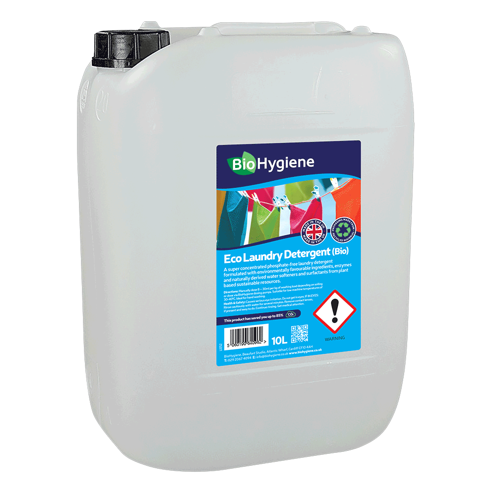BioHygiene Eco Laundry Detergent (Bio) 10L - Each