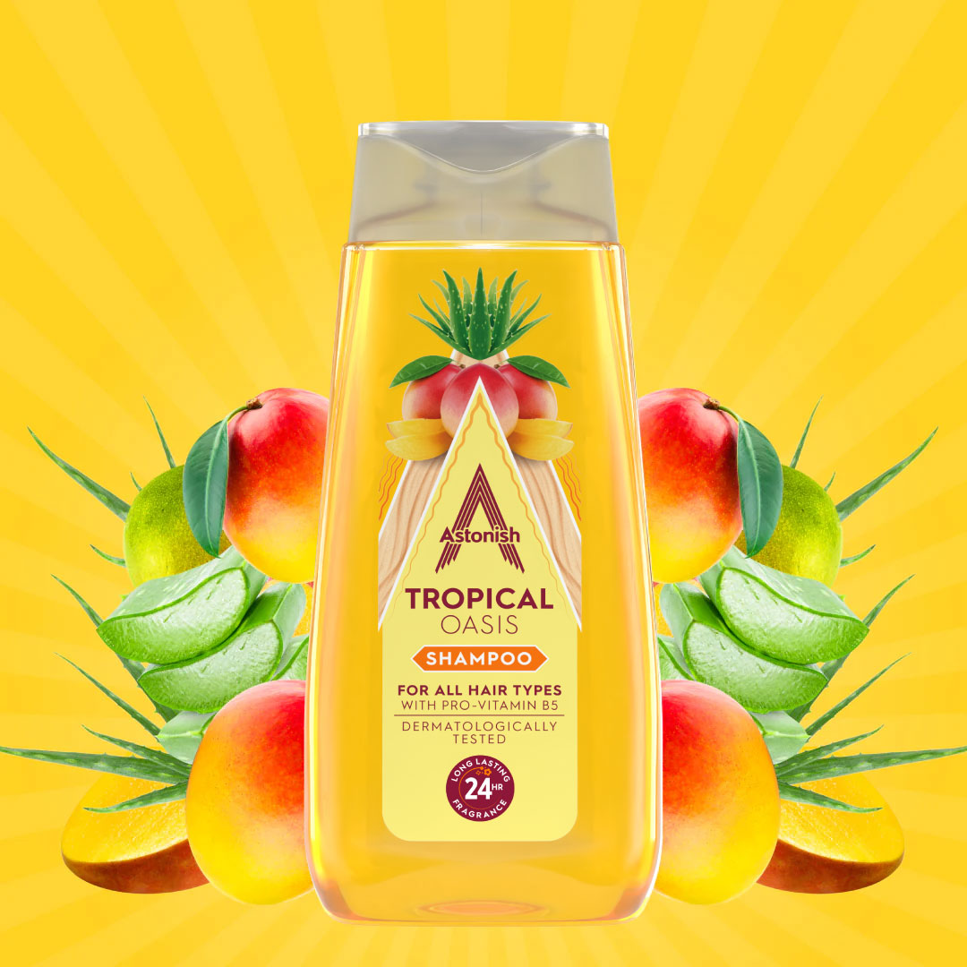 Astonish Tropical Shampoo (400ml) - Case of 12