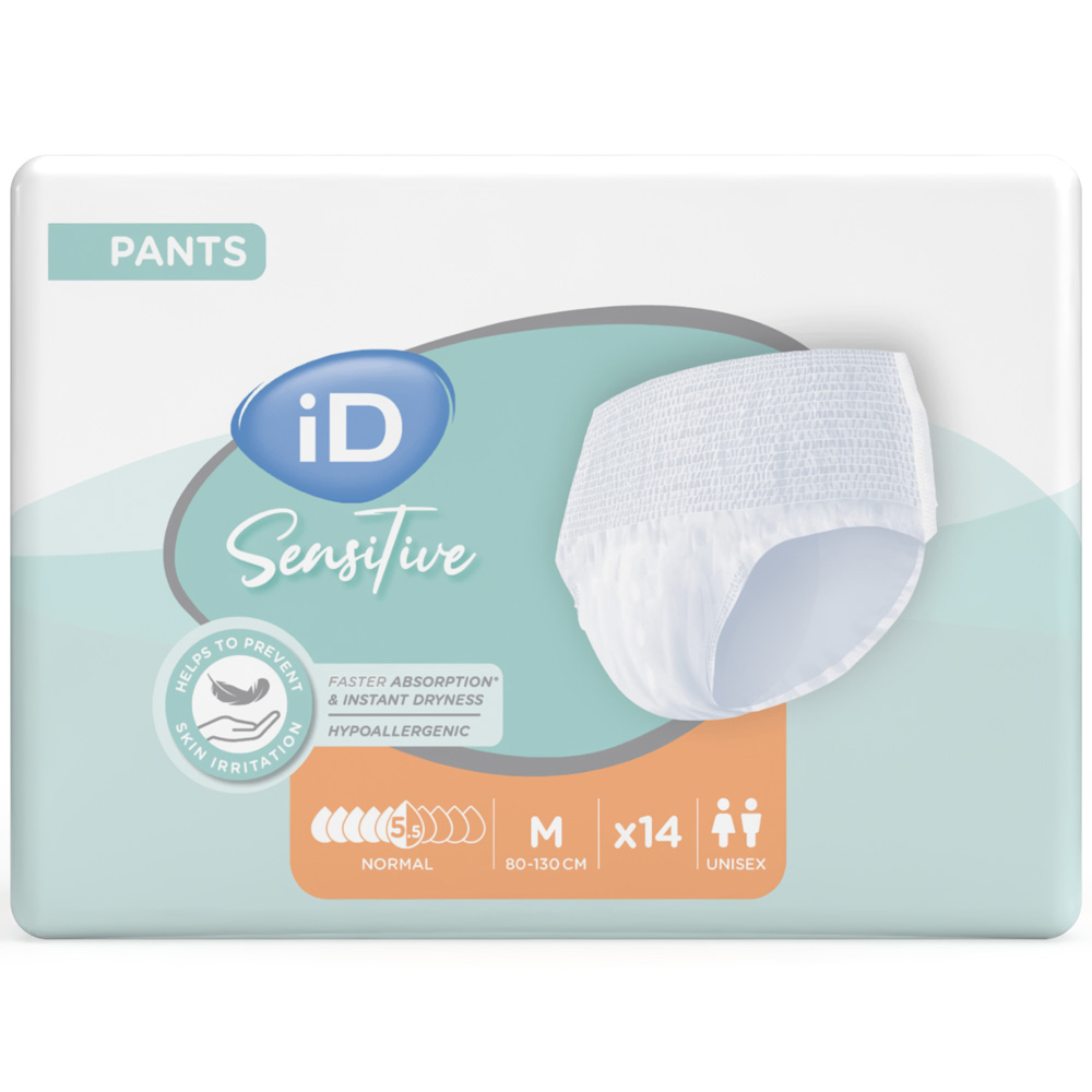 iD Sensitive Pants - Normal Medium - Pack 14