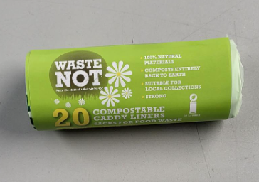 Compostable Caddy Liners 10L (400 x 450mm) - Pack of 20