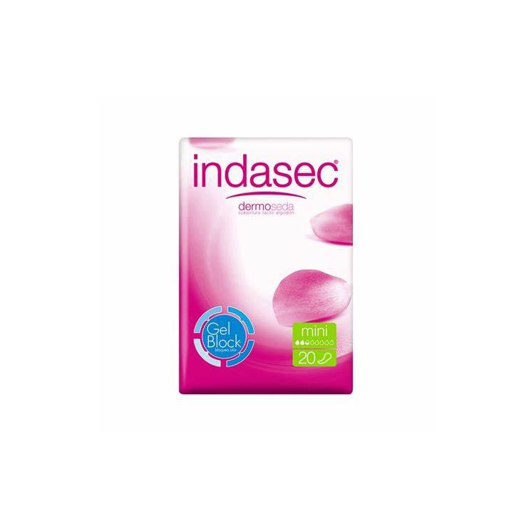 Indasec Mini** Shaped Pad 80ml - Pack 20