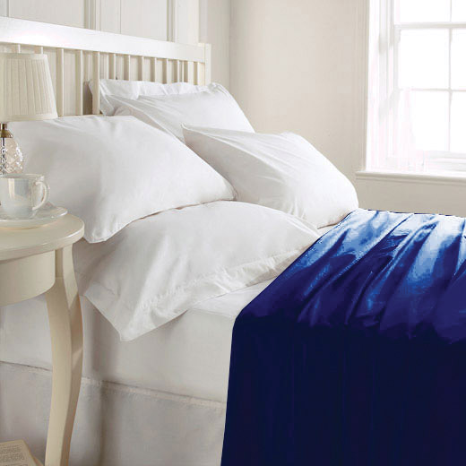 Navy FR Single Fitted Sheet