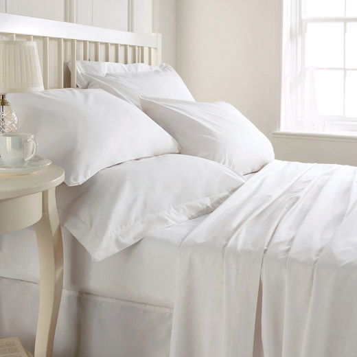 White FR Single Fitted Sheet
