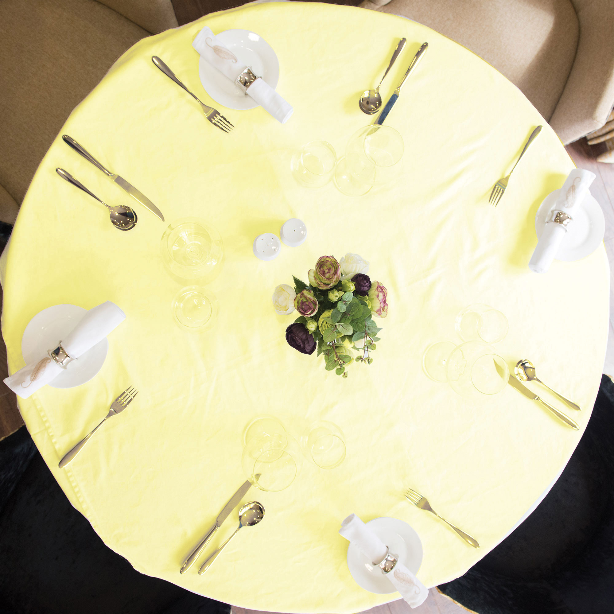 Lemon Table Cloth 137 x 137cm