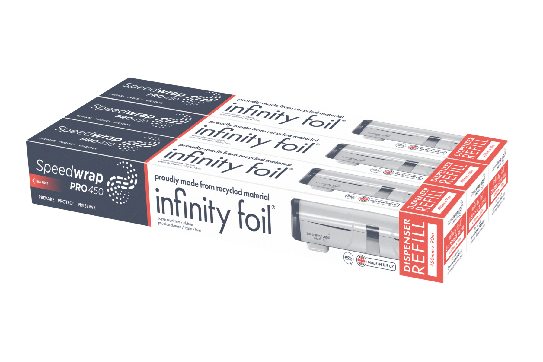 Foil 45cmx90m to fit Speedwrap Dispenser