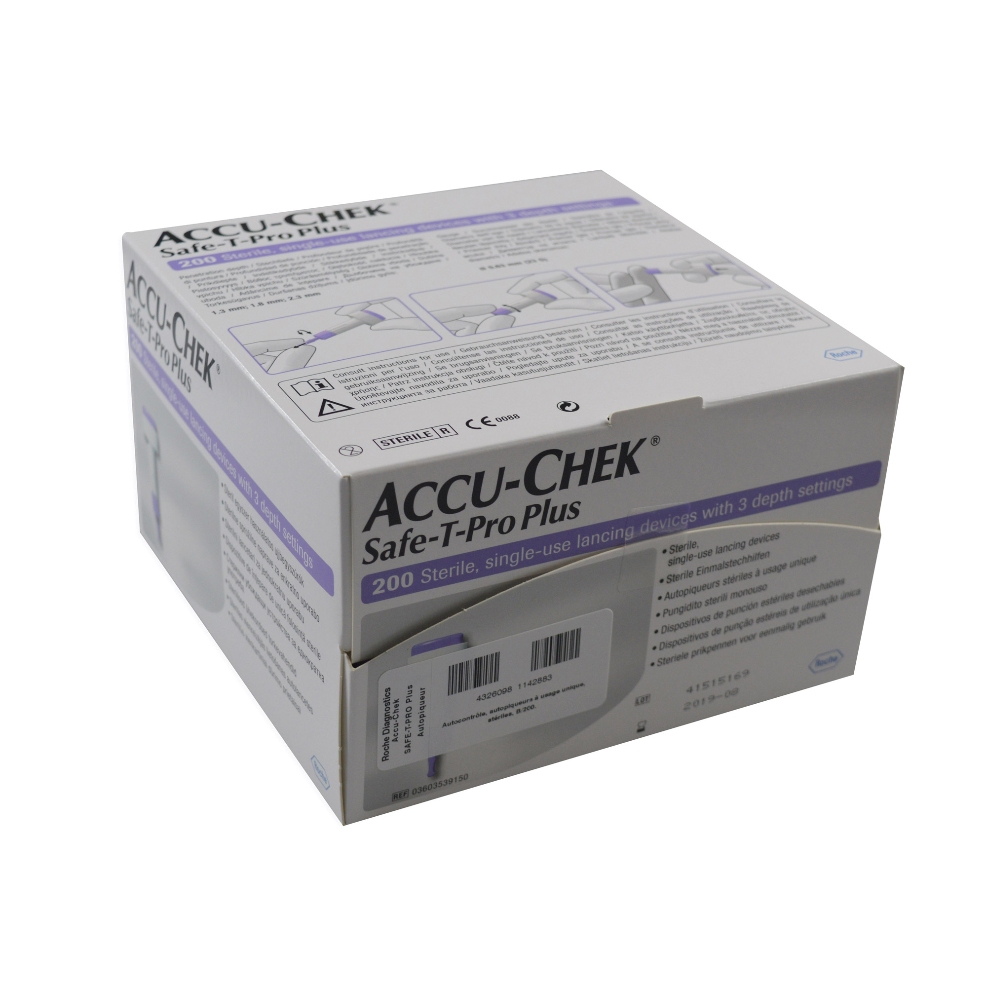 Accu-check Safe-T-Pro Plus Lancets 200 PACK