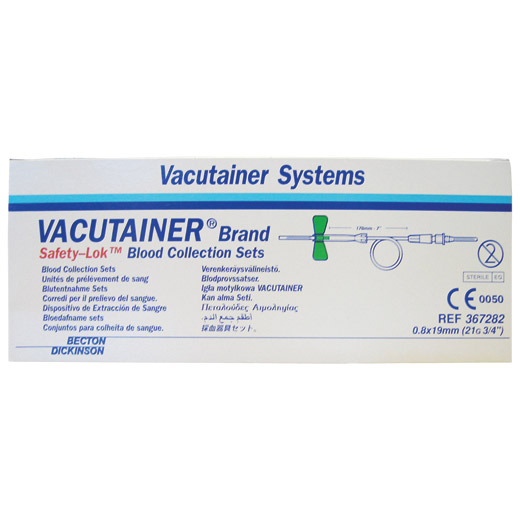 Blood Vacutainer - 21G Green