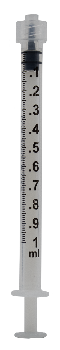 Graduated Luer Lock Syringe (1ml) - Box of 100