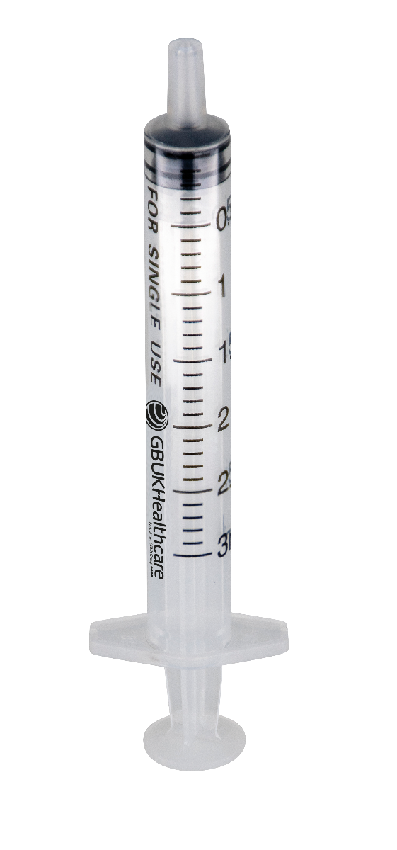 Graduated Luer Slip Syringe (3ml) - Box of 100