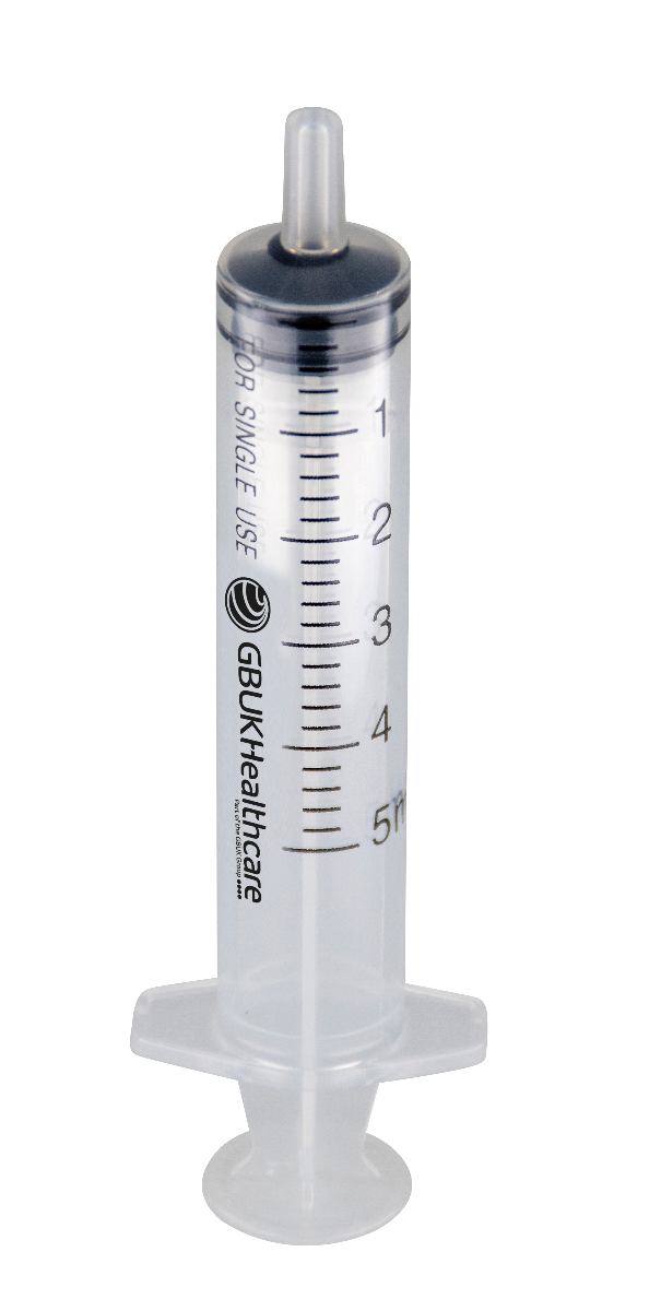 Graduated Luer Slip Syringe (5ml) - Box of 100