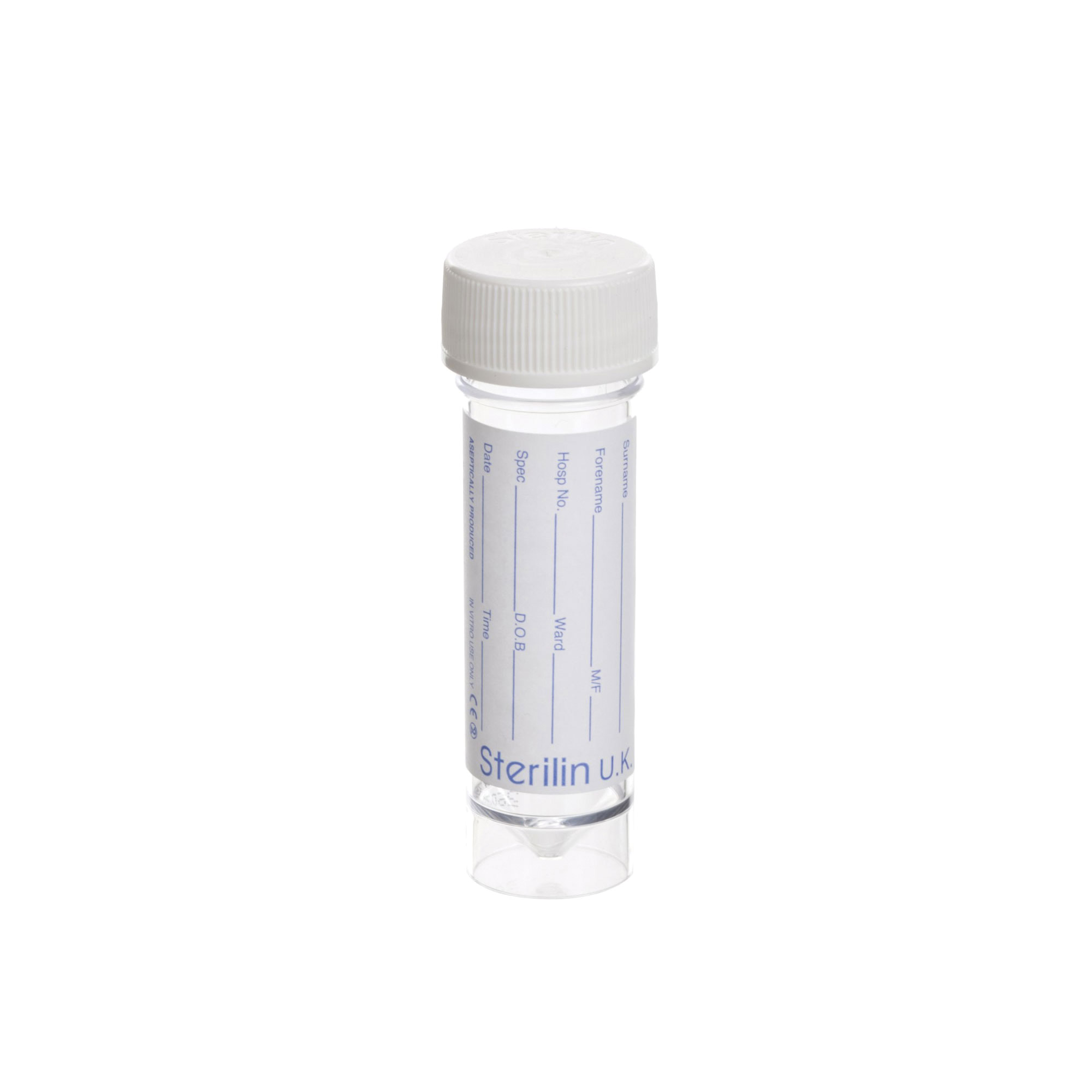 Disposable Clear Plastic Specimen Container With Screw Cap 30Ml - Pack Of 400