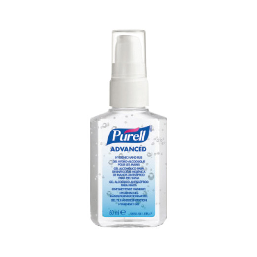 PURELL Advanced Hygienic Hand Rub 60ml Personal Issue Spray Pump Bottle