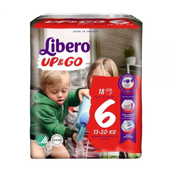 Libero Up & Go Size 6 - Pack18