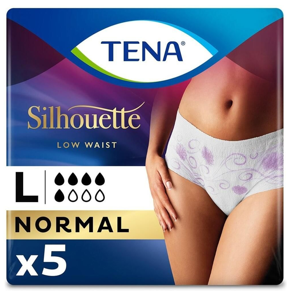 Tena Silhouette Lady Pants Large - Pack Of 5