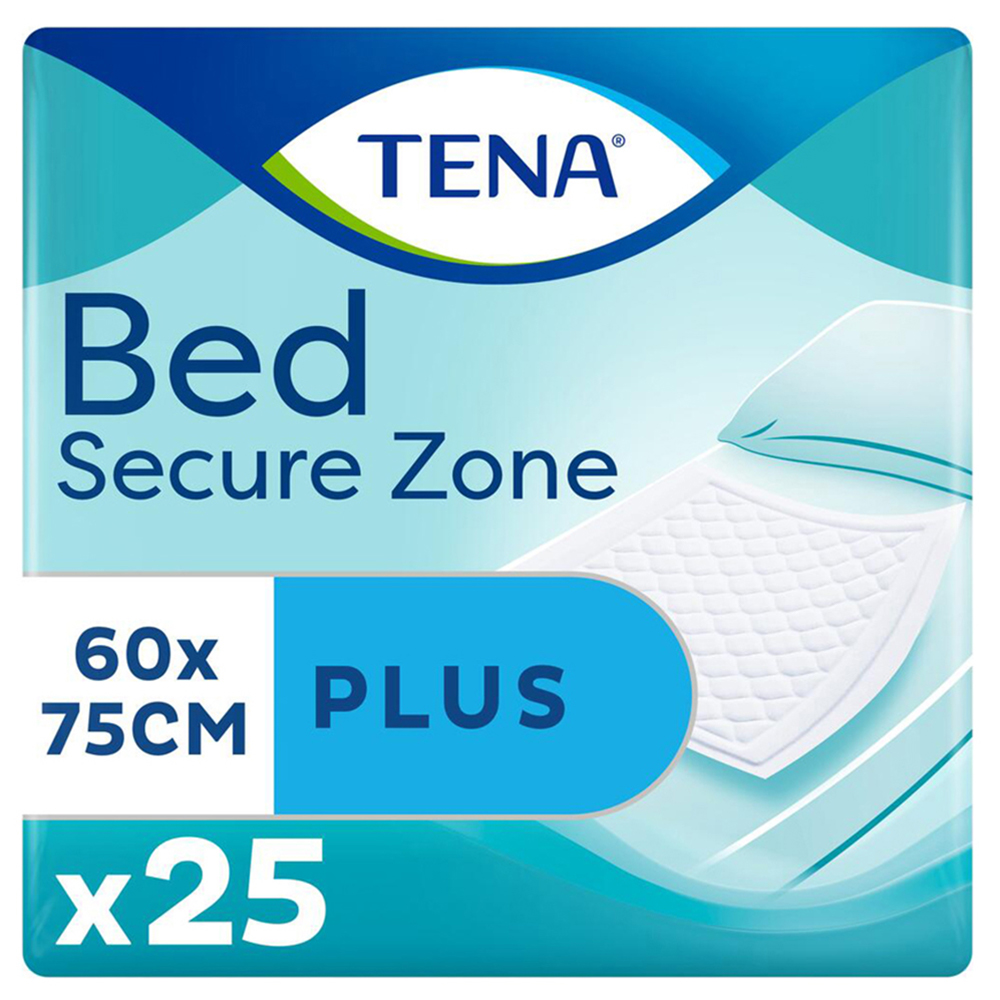 Tena Bed Plus - 60 x 75cm 76g  -  25 Pack
