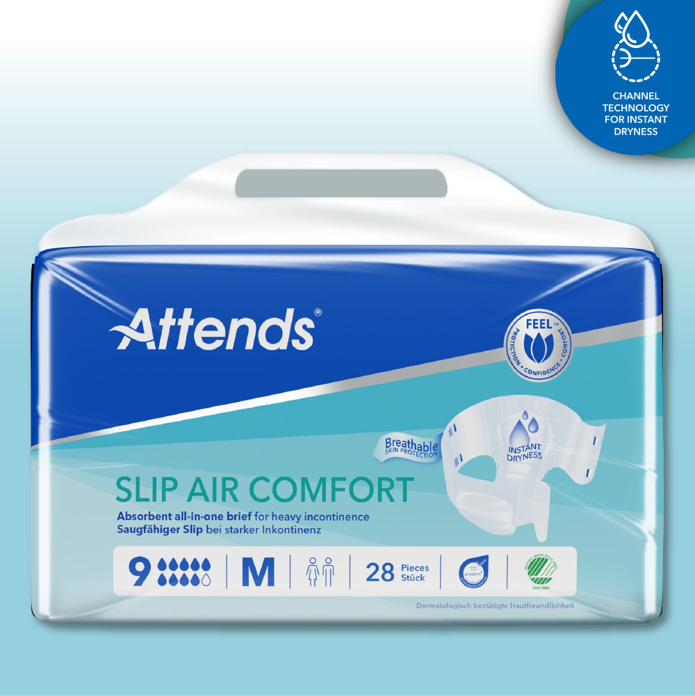 Attends Slip Regular 9 Medium - Pack 28