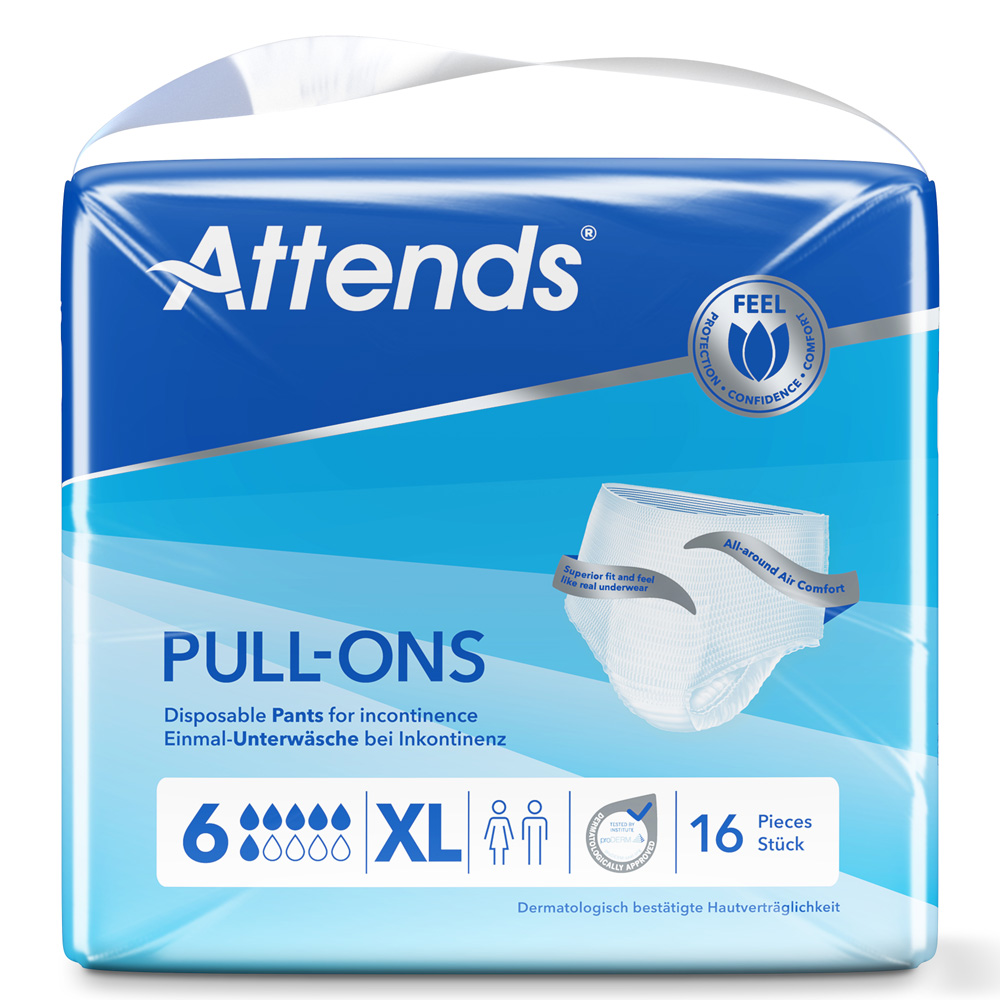 Attends Pull-Ons 6 Extra Large | Pack of 16 