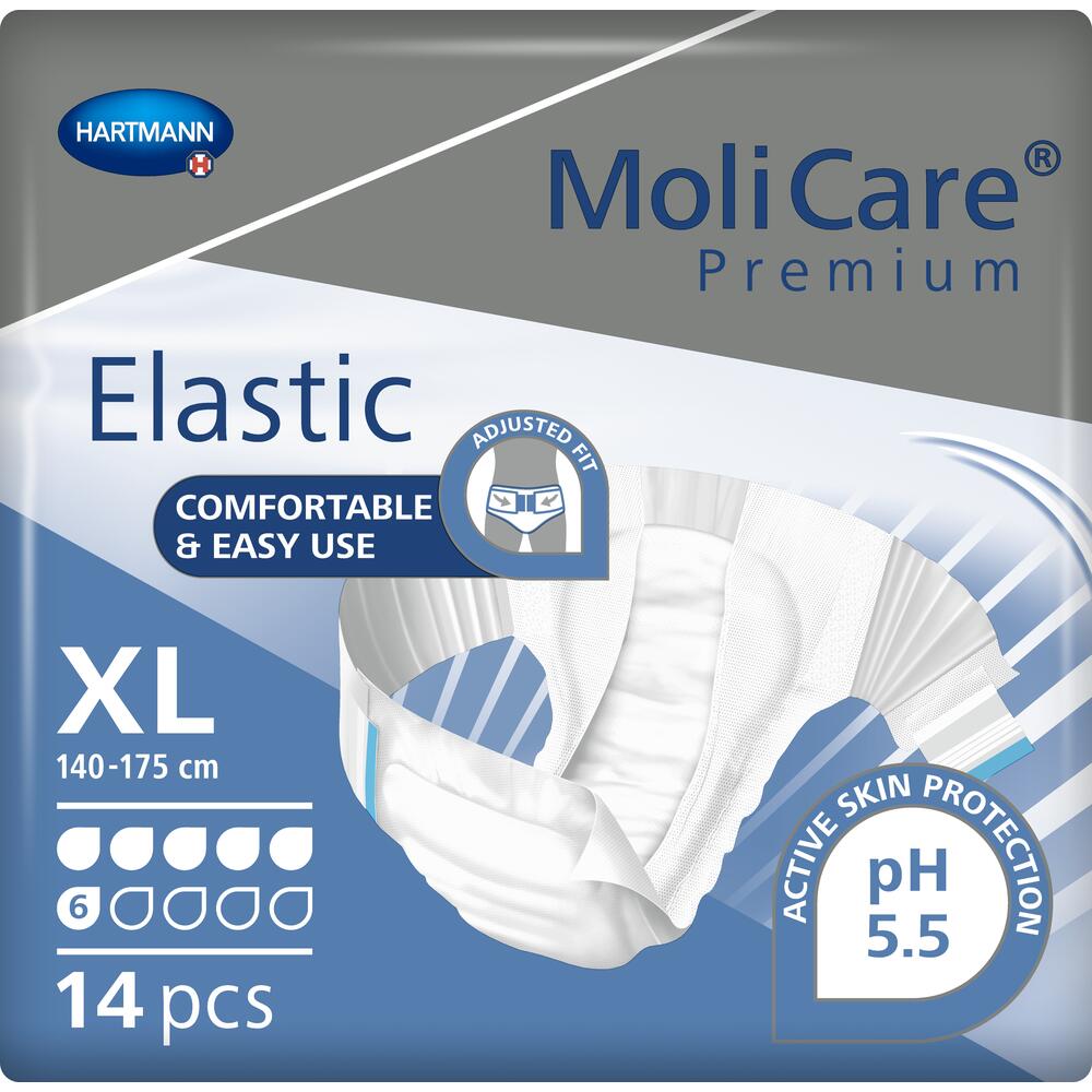 MoliCare Premium All-In-One Inco Slip - Elasticated - XL 6D - Pack of 14