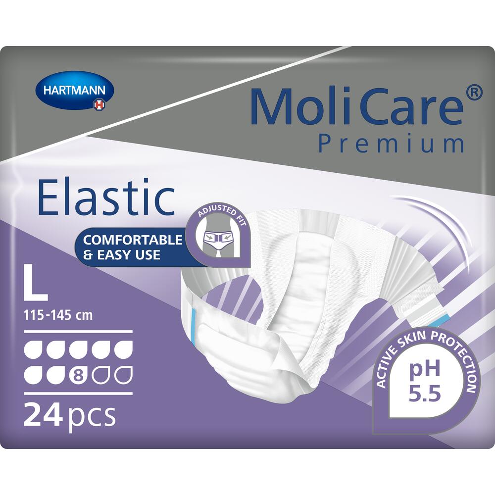 MoliCare Premium All-In-One Inco Slip - Elasticated - Large 8D - Pack of 24