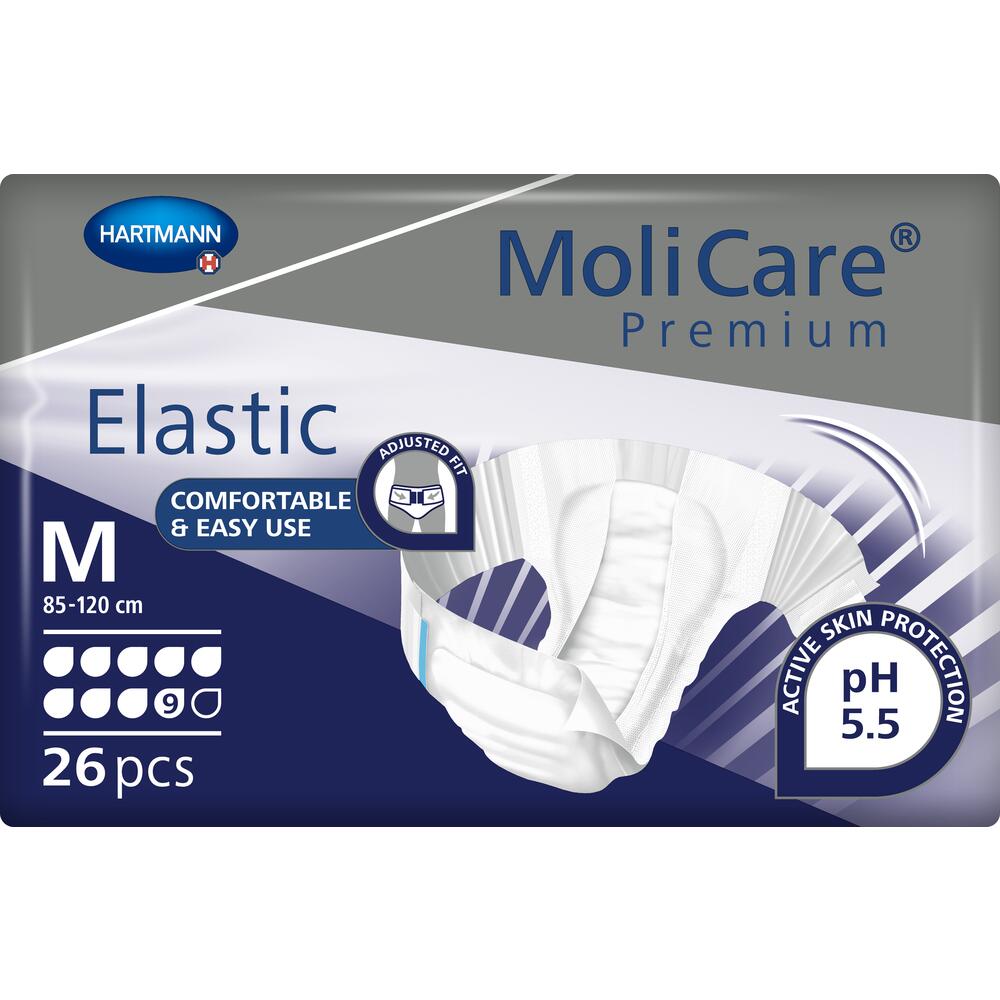 MoliCare Premium All-In-One Inco Slip - Elasticated - Medium 9D - Pack of 26