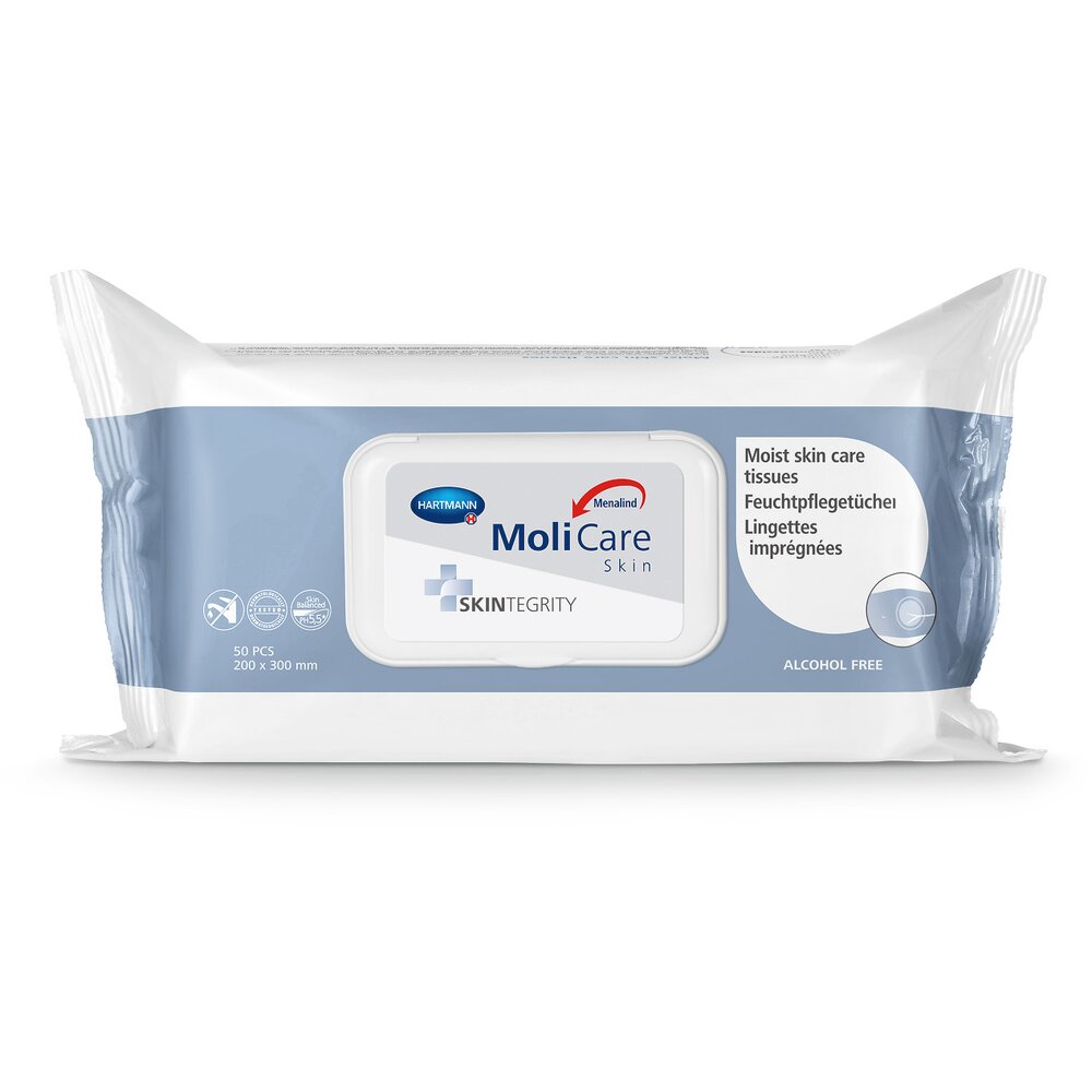 MoliCare Skin Moist Care Tissues - Pack of 50