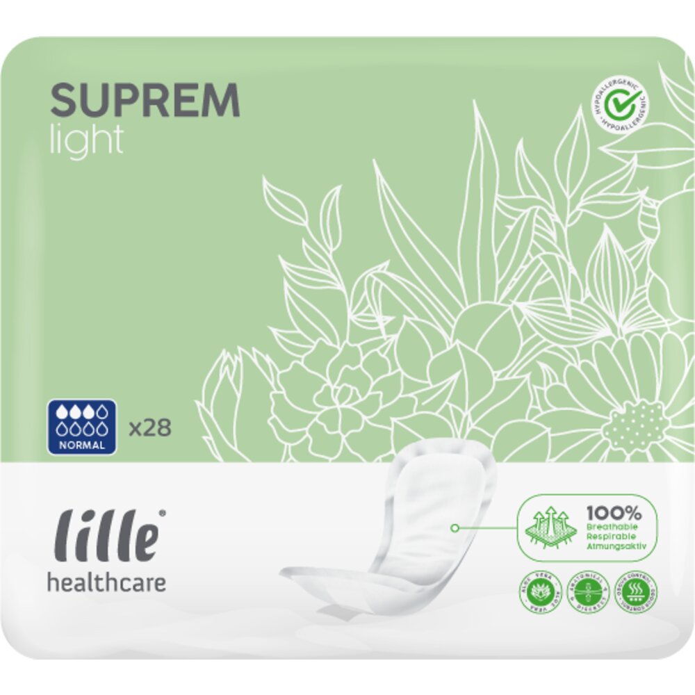 Lille Suprem Light Small Shaped Pads - Normal