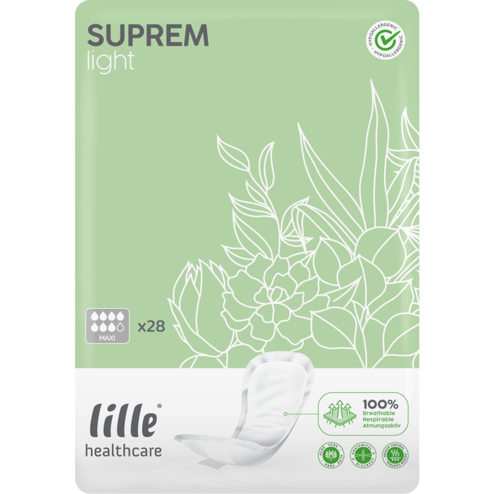 Lille Suprem Light Small Shaped Pads - Maxi
