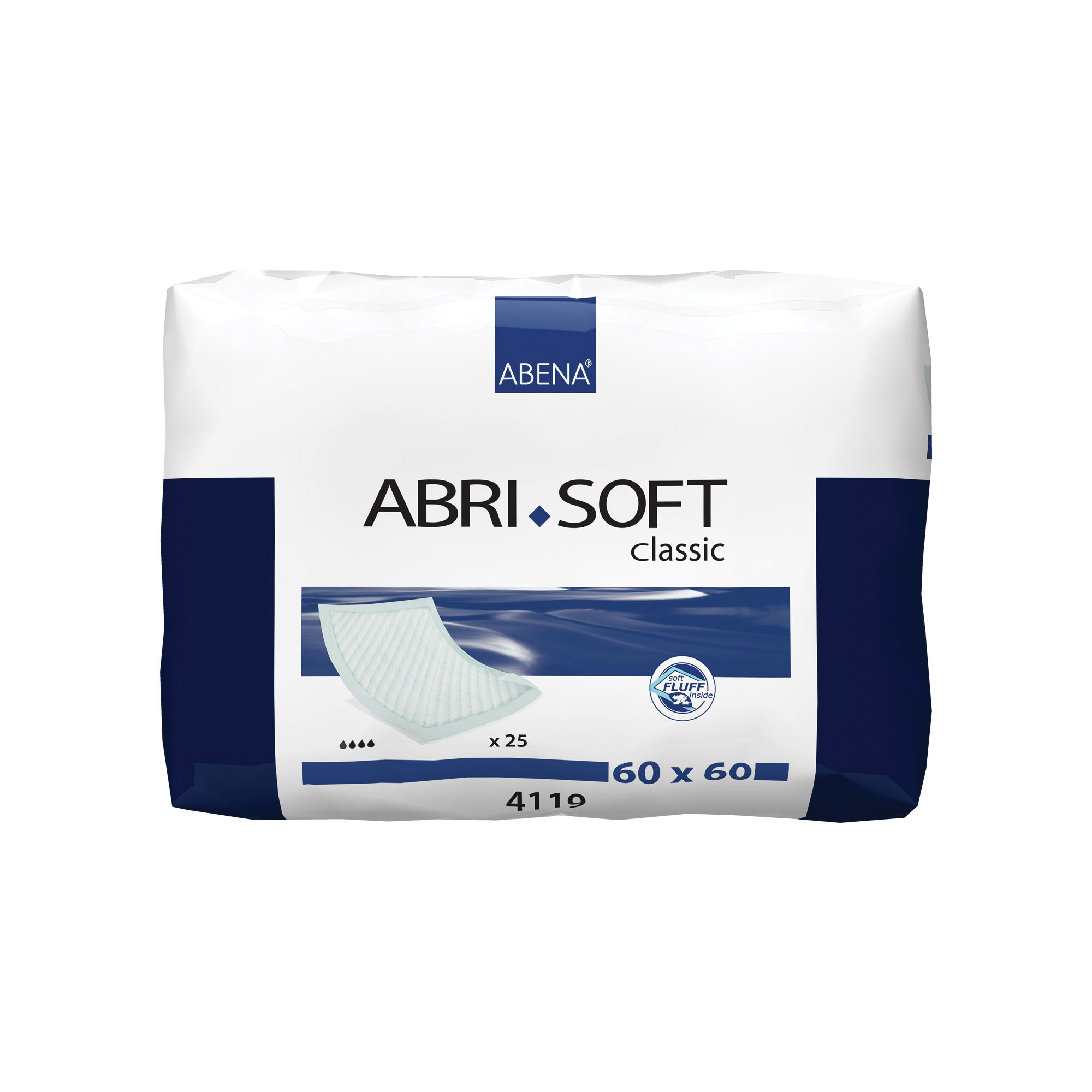 Abri-Soft Basic Bed Pad 60X60 - 60 Pack